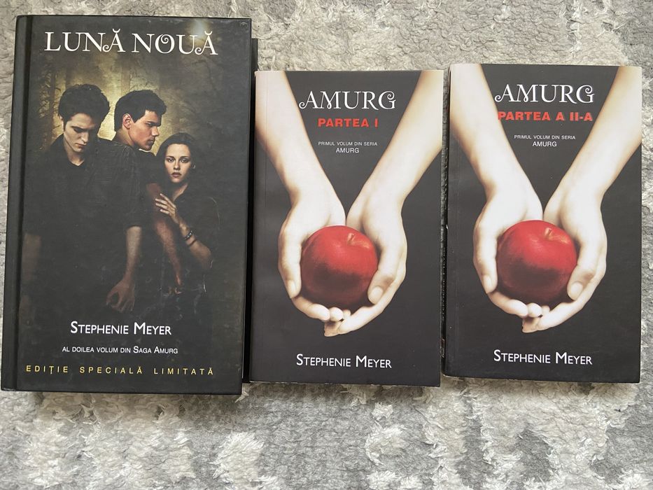 Trei cărți noi din seria Amurg