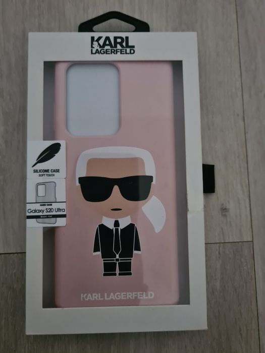 Husa silicon originala Karl Lagerfeld Silicone Cover Galaxy S20 Ultra