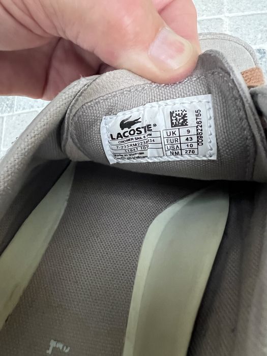 LACOSTE piele mar.43 28 cm