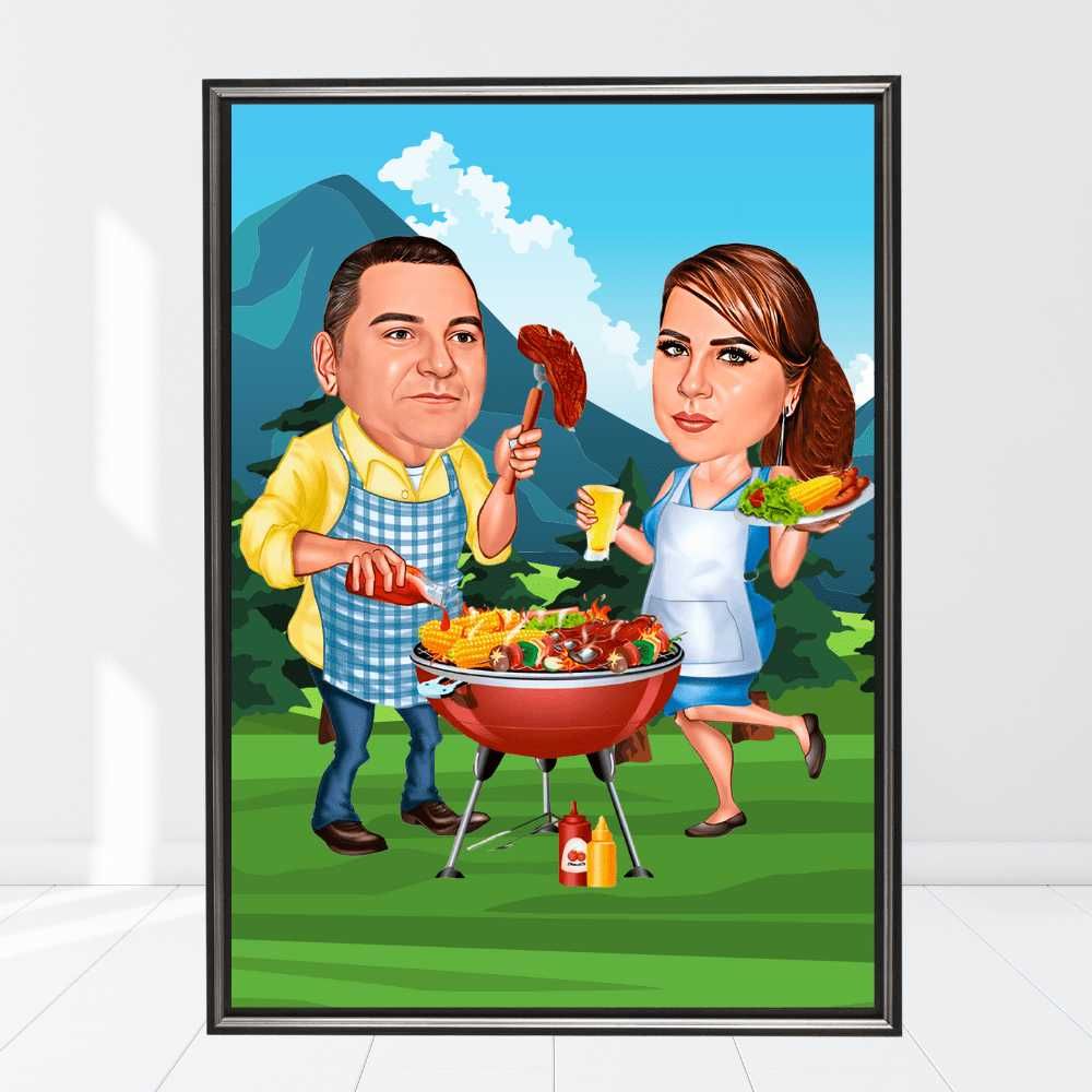 Cadou Cuplu Barbati Femei Tablouri Personalizate Zi de Nastere