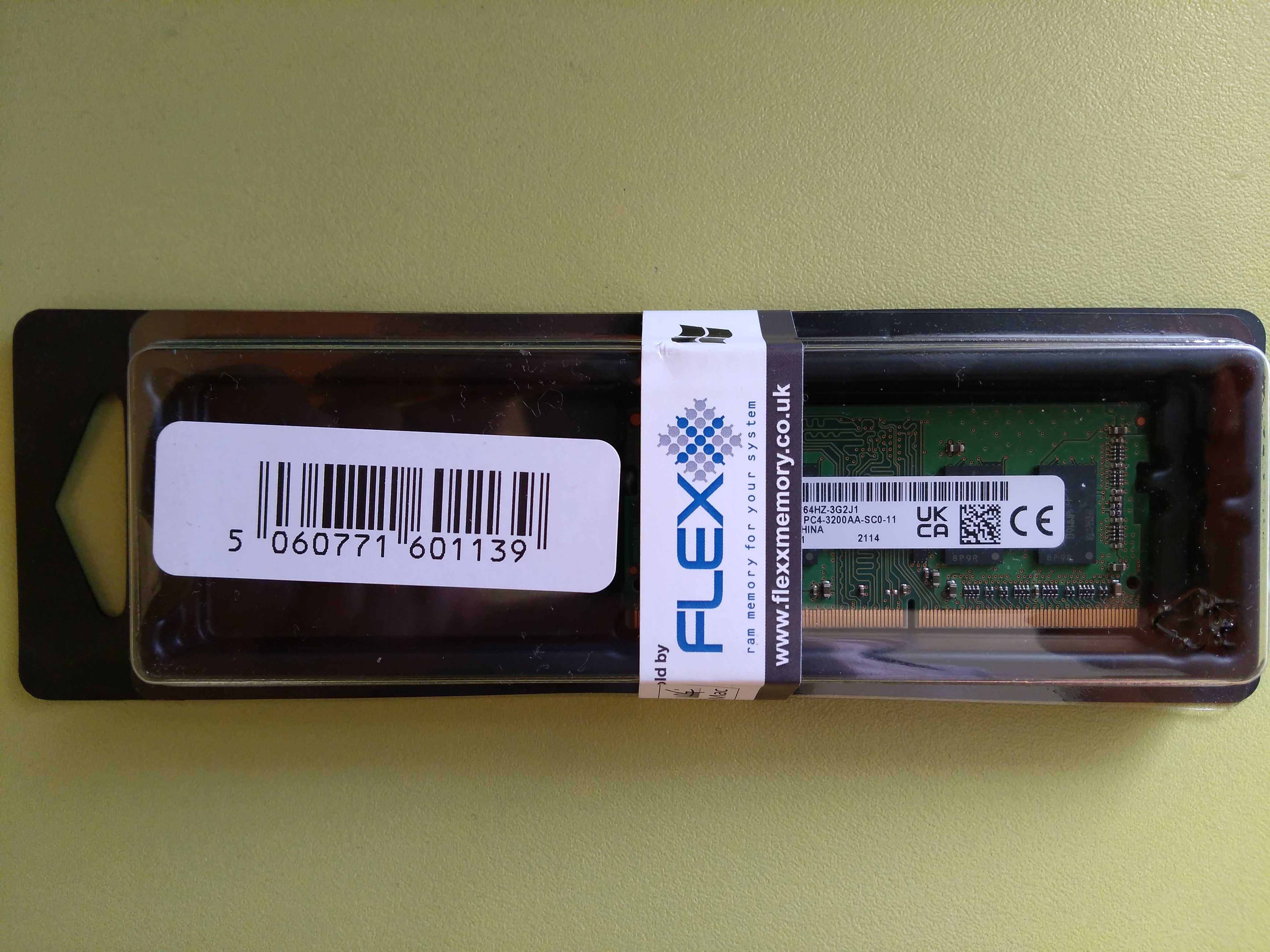 Micron 4GB DDR4 PC4 3200MHz 260-Pin 25600 CL22 1.2v NON-ECC SODIMM