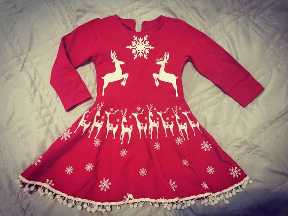 Коледна рокля - 98 размер