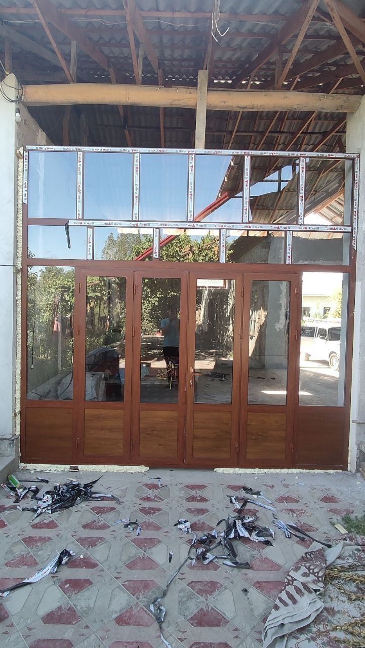 Sfatli akfa plast termo almin  eshik romlar yasab urnatamiz .