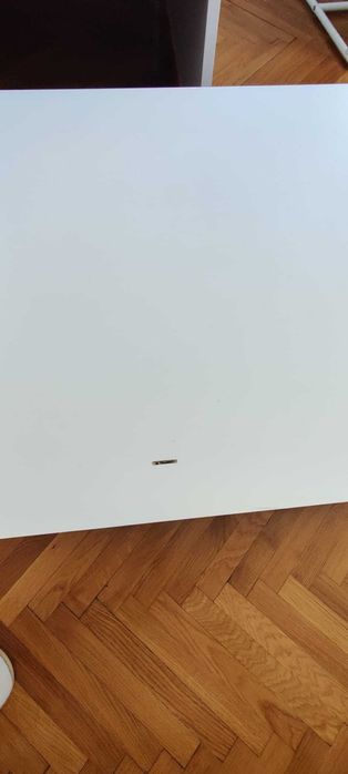 Pat IKEA, 90x200 cm, cu saltea, 2 cutii depozitare si 2 bare protectie