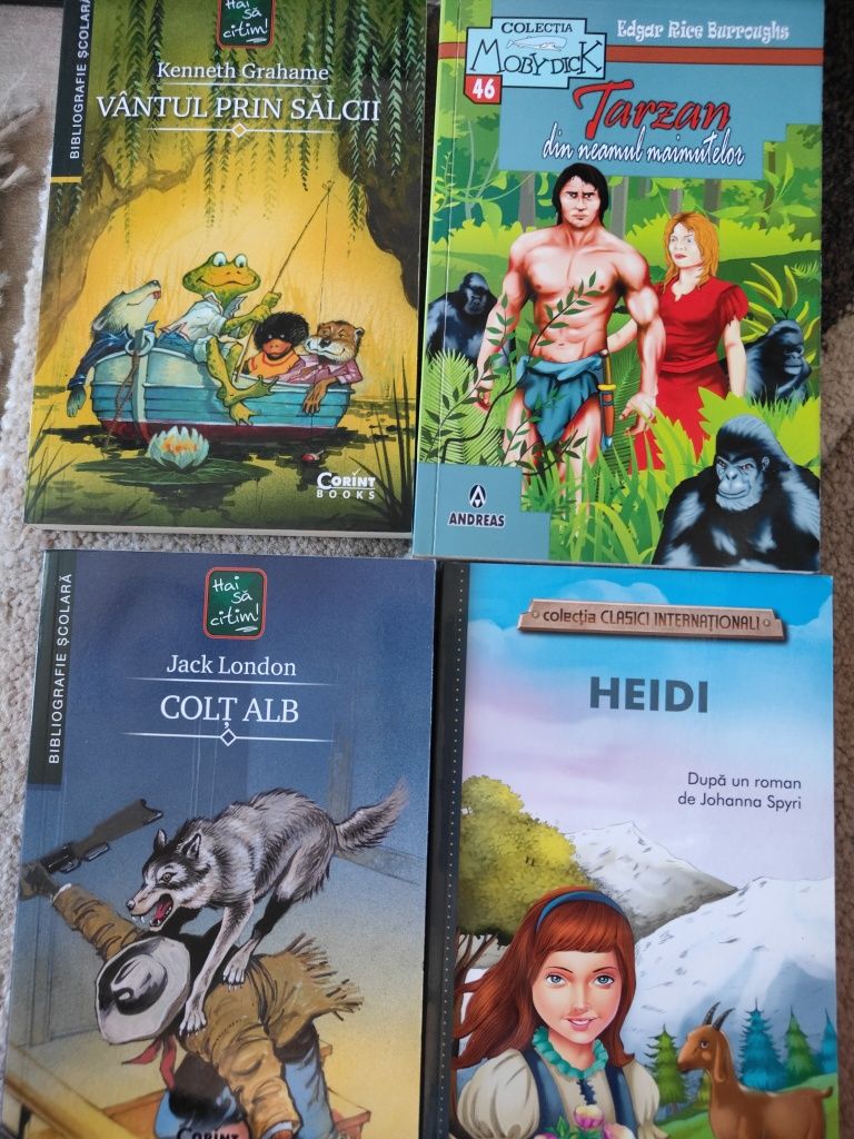 Vând cărți pentru copii gimnaziu