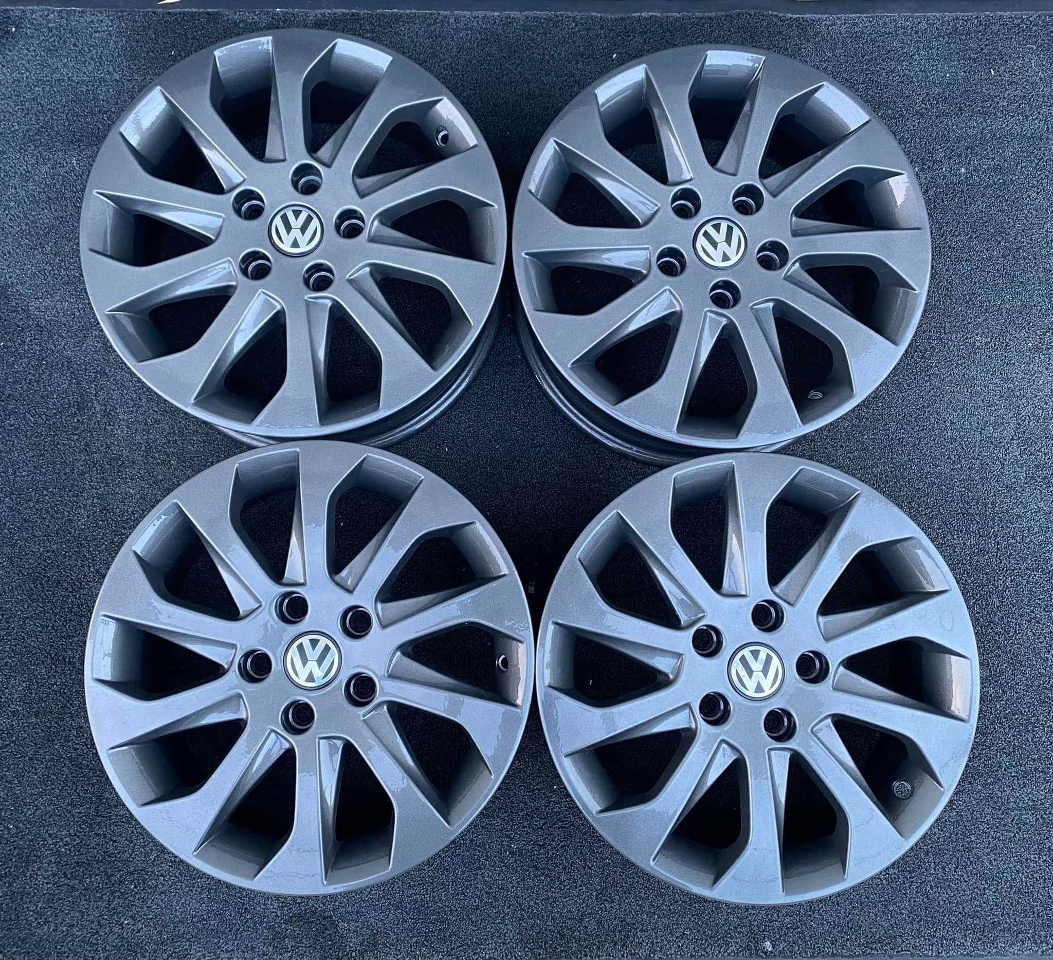 set Jante aliaj r16 5x112 originale vag vw skoda seat golf octavia