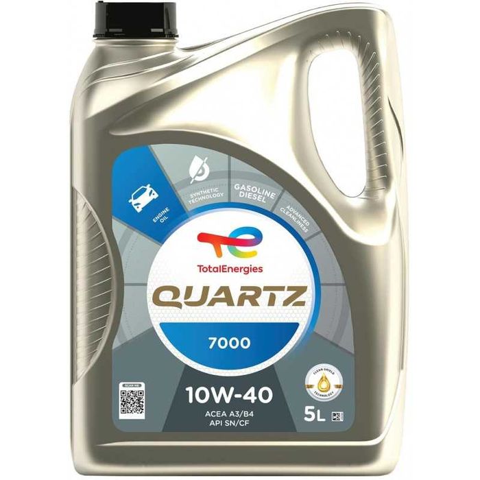 Двигателно масло TOTAL QUARTZ 7000/7000Diesel 10W40