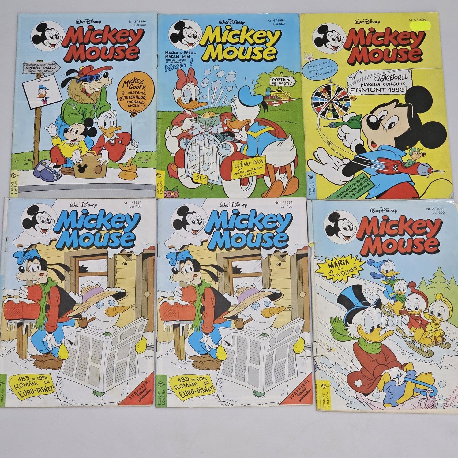 Reviste Egmont benzi desenate Mickey Mouse Bamse Familia Flinstone