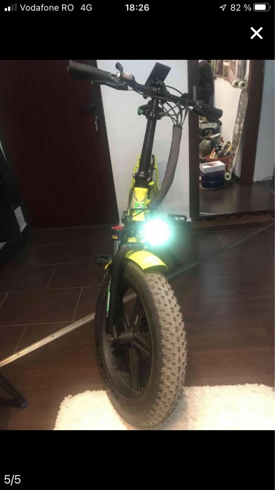 Bicicleta electrica fat bike