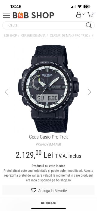 Casio ProTrek 60Y