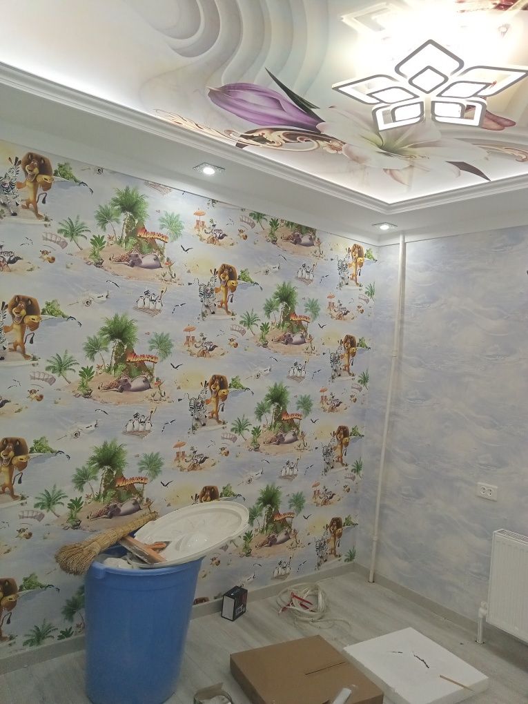 Малярлик ишларини киламиз.