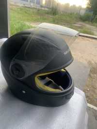 Каска шлем для мото мопед. Термосумка вольт wolt