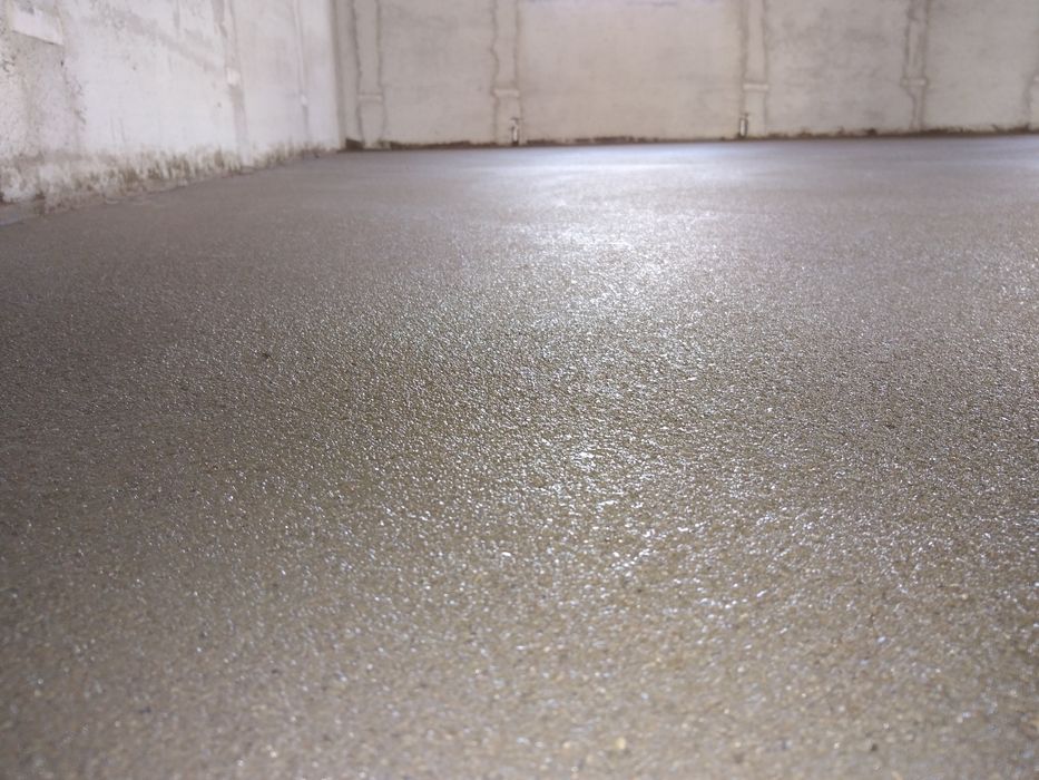 Șapă mecanizată elicopterizata pentru încălzirea în pardoseală