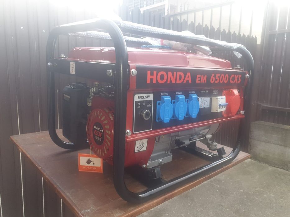 Generator de curent Honda, 5.5 kw, 220v si 380v, nou, livrare gratuita