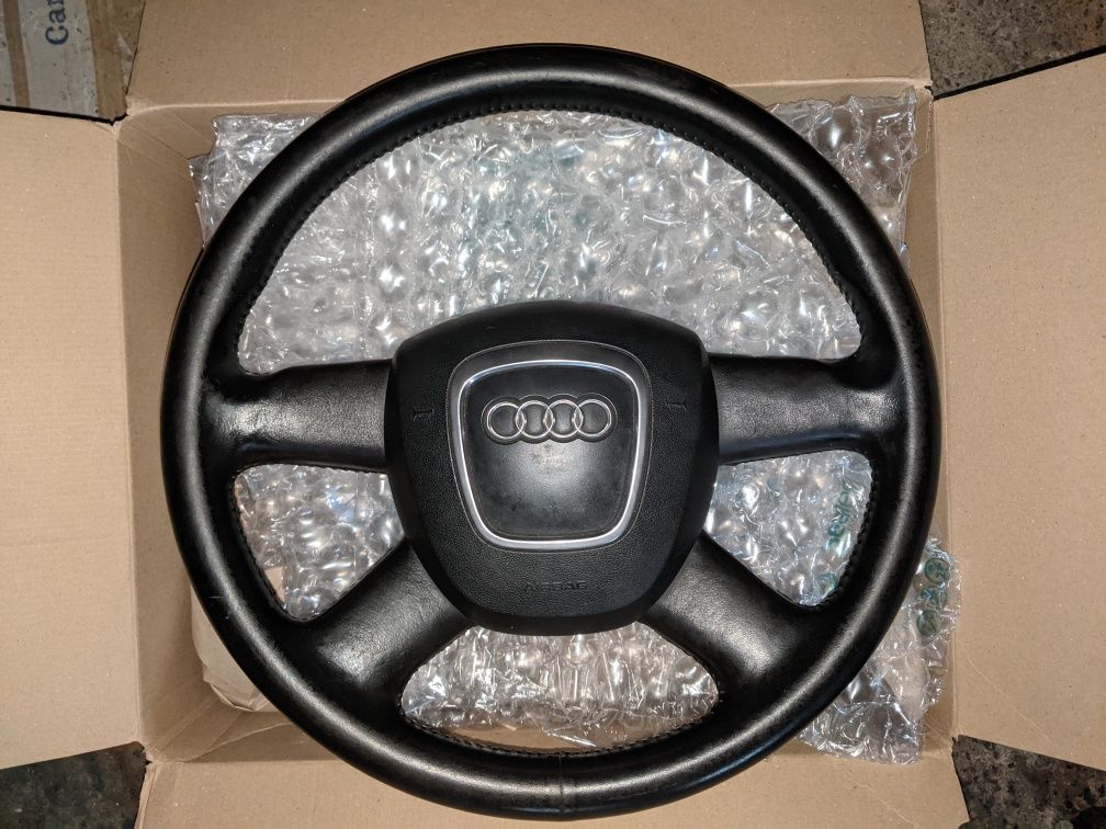 Volan piele Audi A4 B7 cu airbag