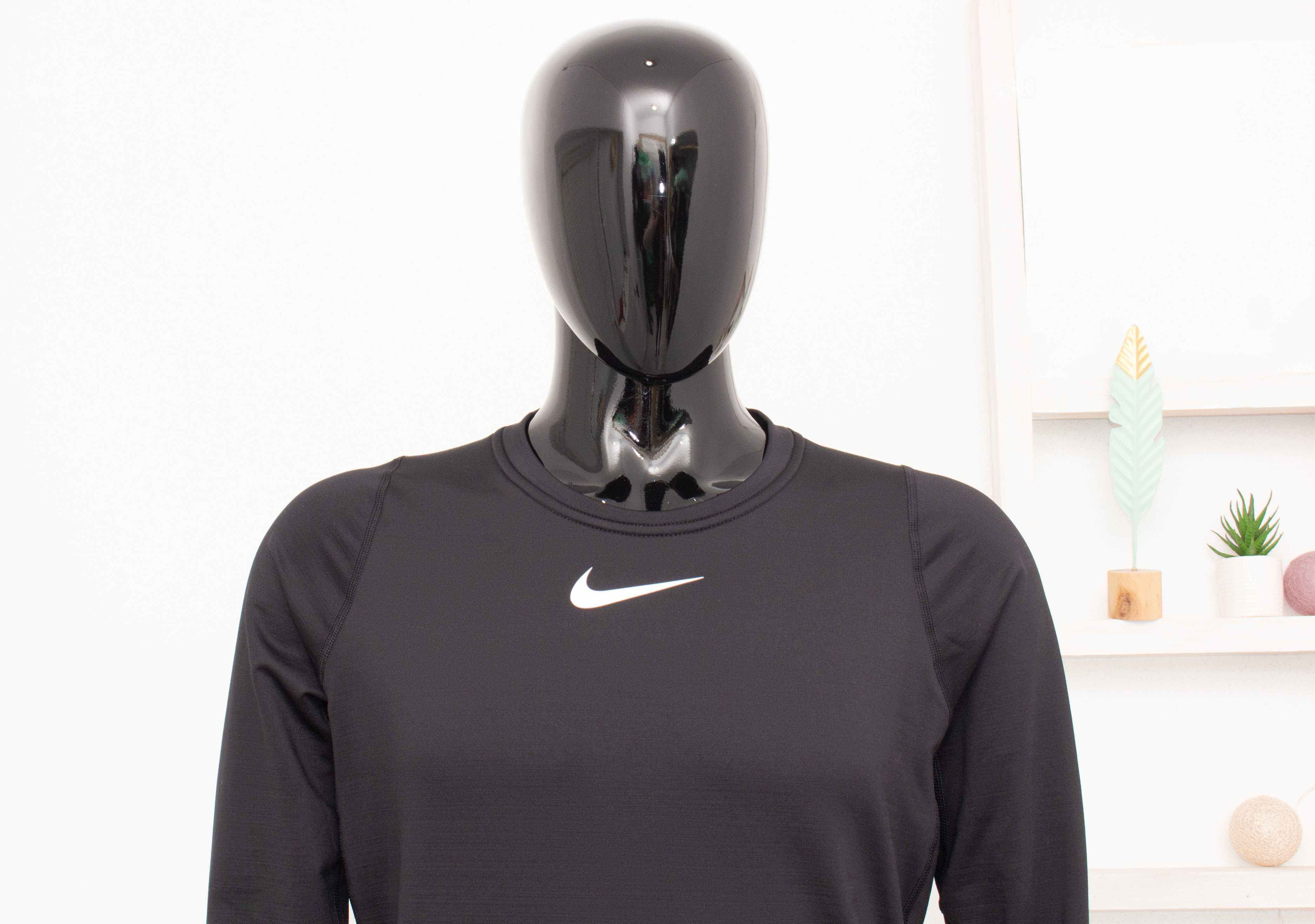 Nike Pro Оригинална Мъжка Блуза черна Dri Fit Compression фитнес XXL