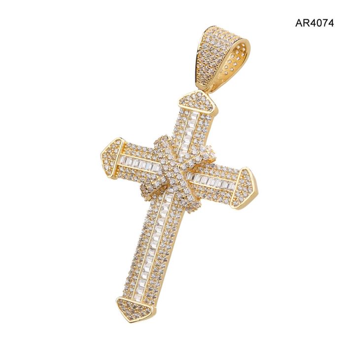 Pandantiv Aur 14 K tip cruce model deosebit ARJEWELS