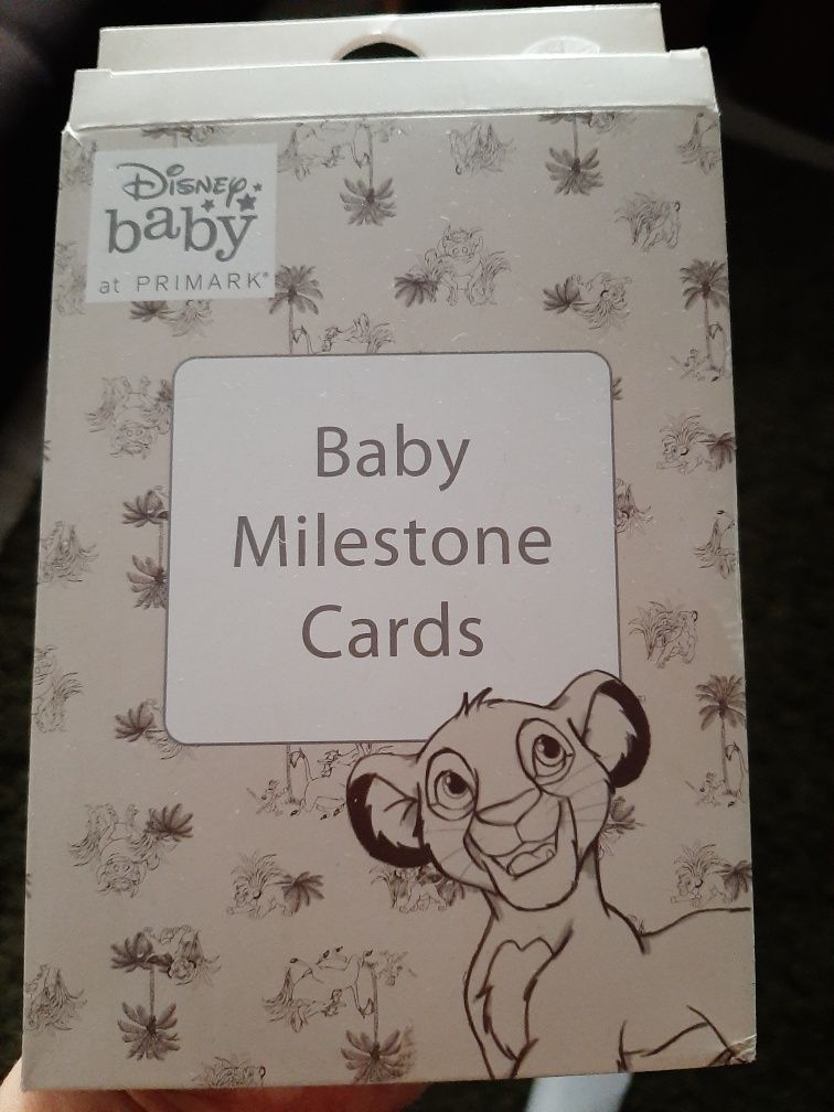 Carduri milestones Disney pentru bebelusi