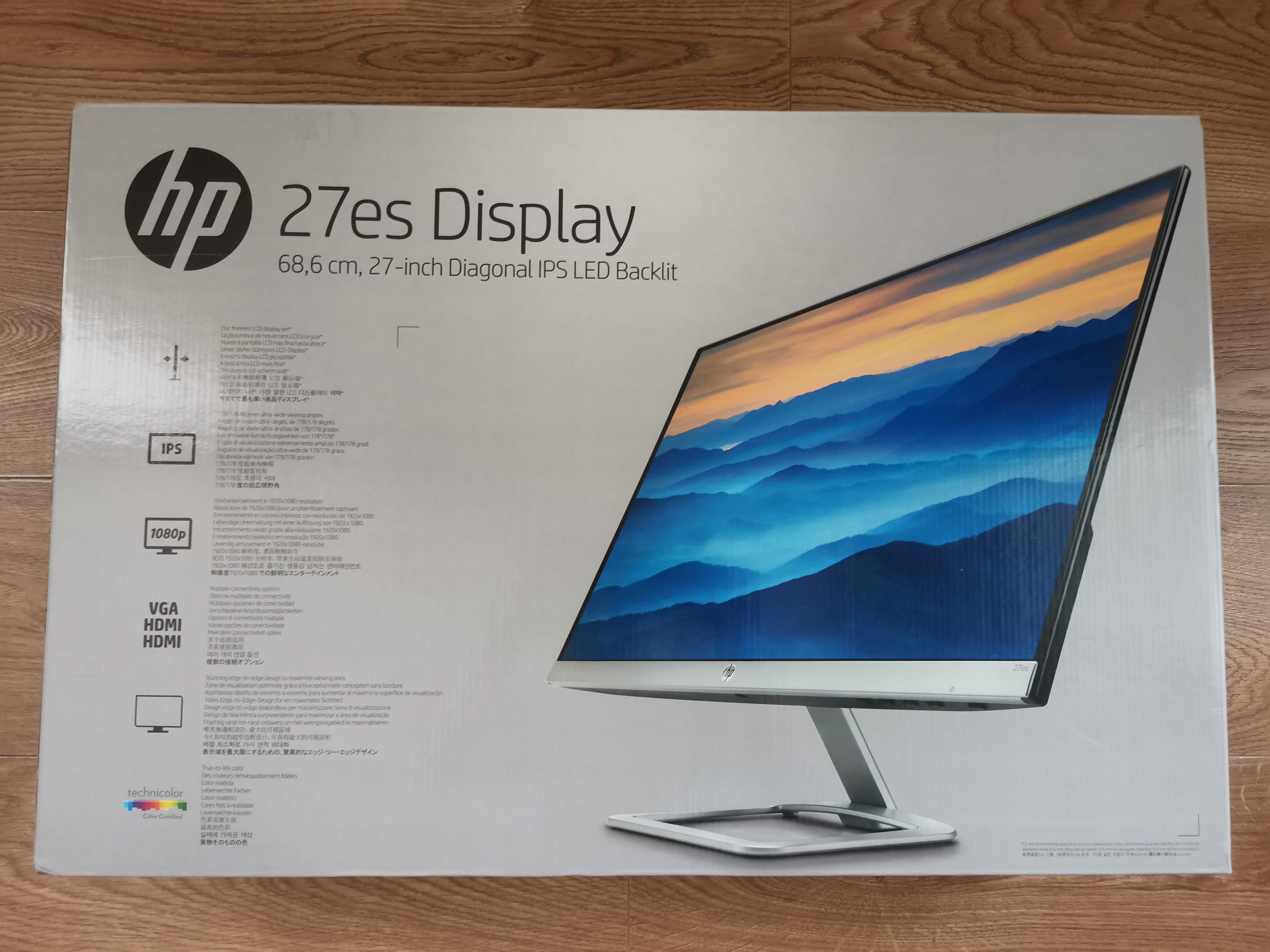 Монитор HP 27es - 27" IPS Full HD