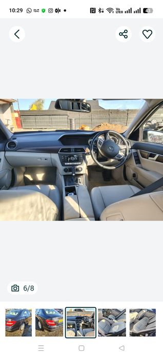 Piese cutie interior piele crem ușa capota bara jug egr  Mercedes w204