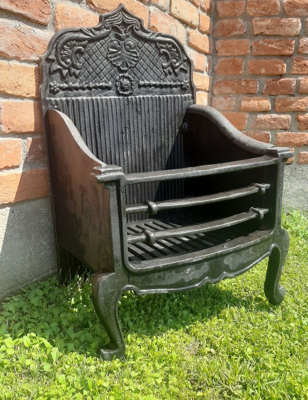 Arzător semineu fontă.