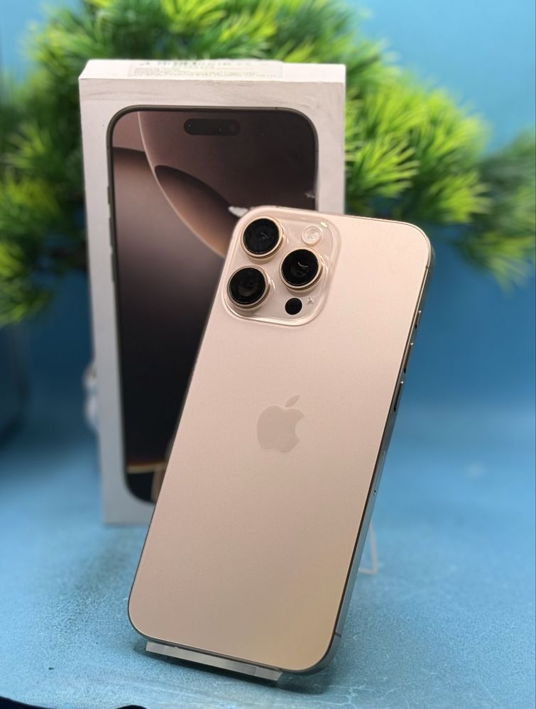 ГАРАНЦИОНЕН!!! Apple iPhone 16 Pro Max, 256GB, 5G, Desert Titanium