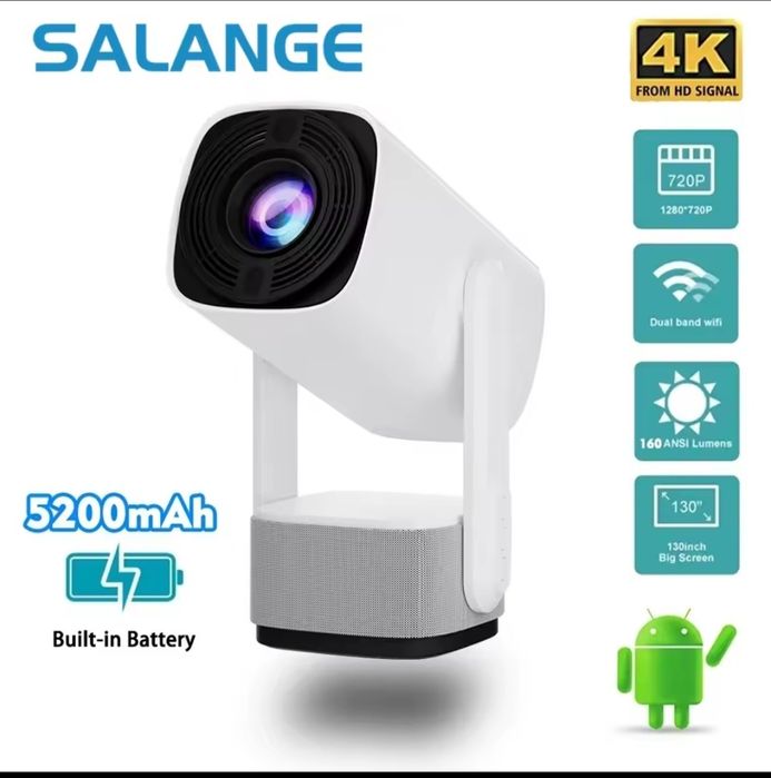 Проектор Salange k2 WiFi Батерия