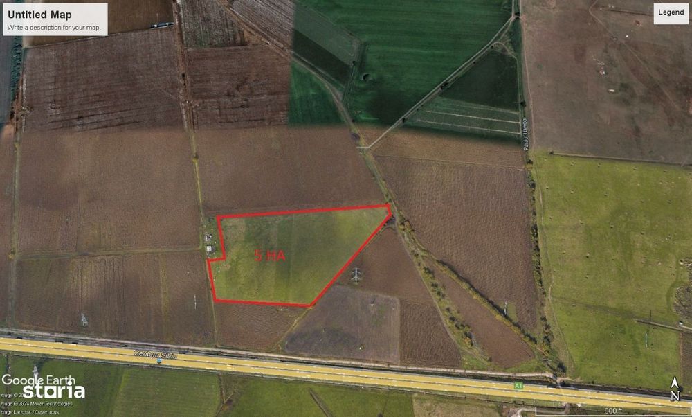 Vand teren agricol langa autostrada, zona Veterani-Hornbach !