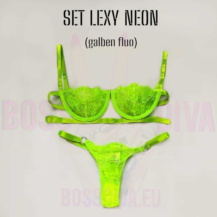 Set lenjerie LEXY Grappa / NEON