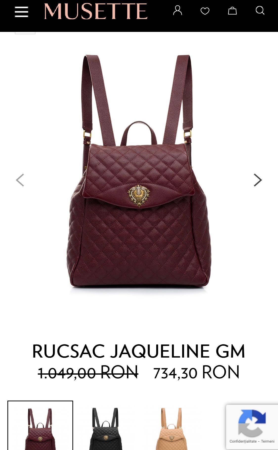 Rucsac Musette - nou