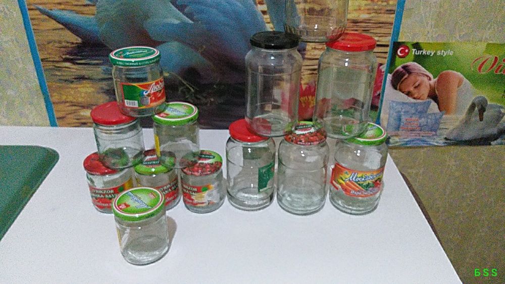 Банка банки 1л+0.5л.