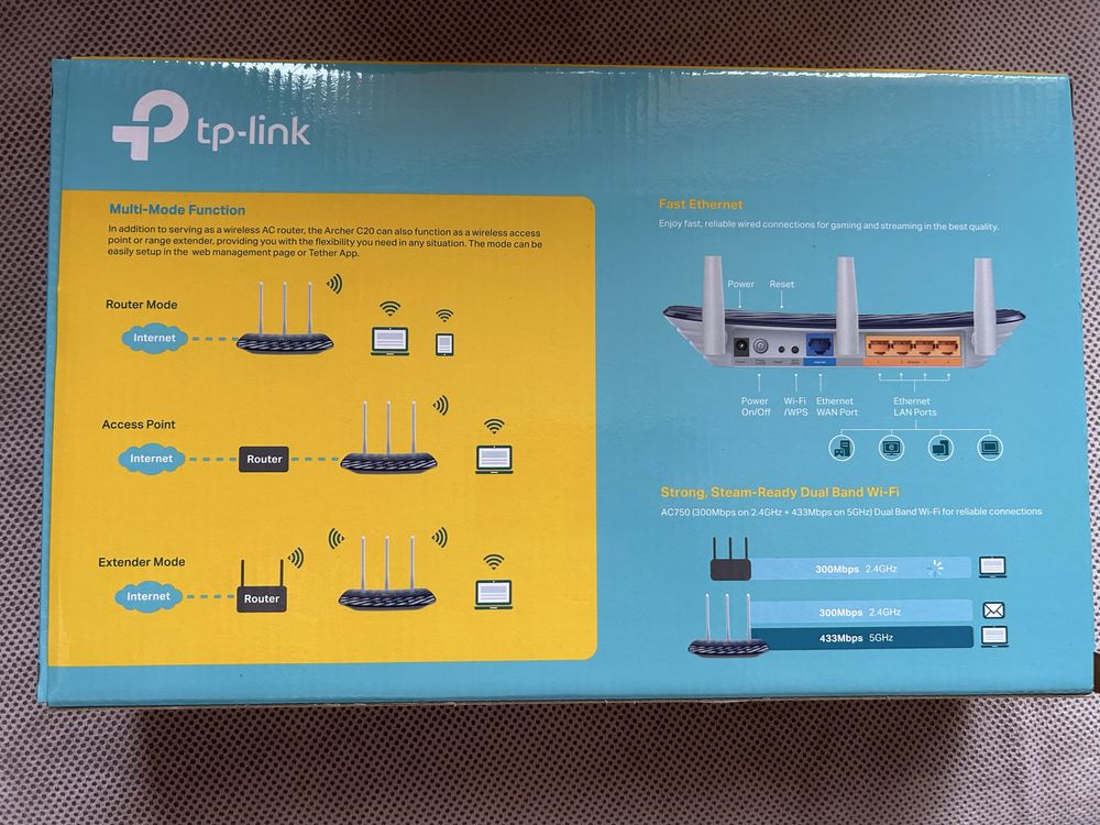 Tp-link router, Archer C20
