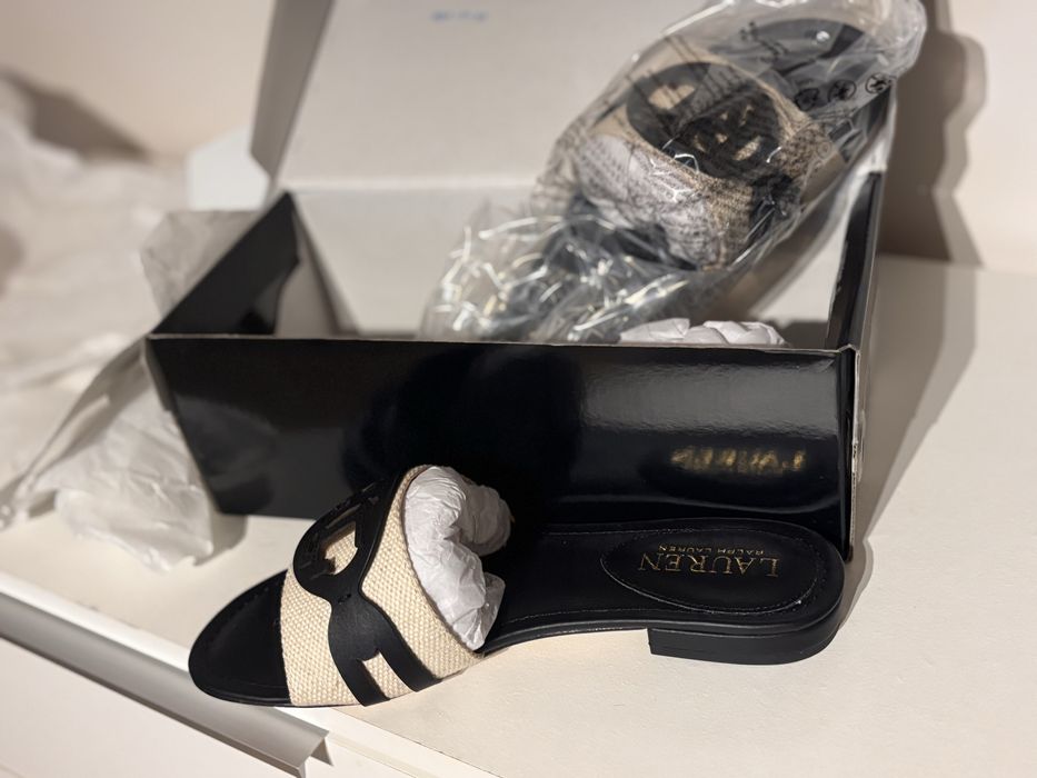 Ralph Lauren papuci dama noi marimea 37 potriviti pentru 36