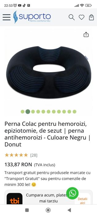 Perna pentru hemoroizii noua