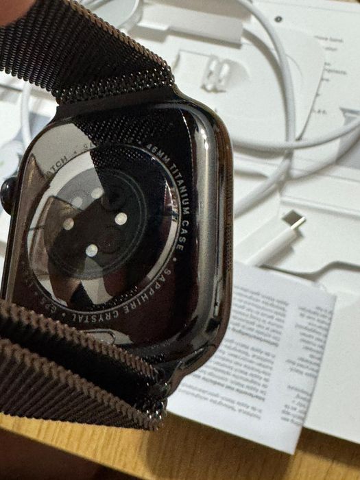 Apple Watch Series 10,GPS,Cellular, Carcasa Slate Titanium 46mm,Slate