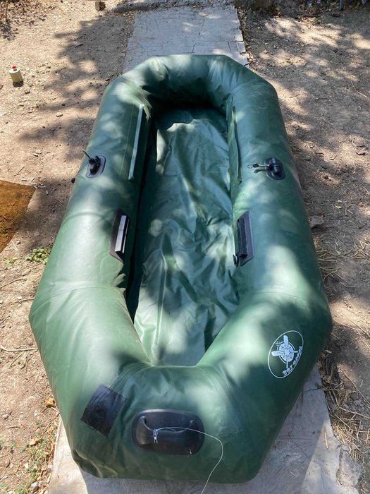 Лодка брезентовая плоскодонная