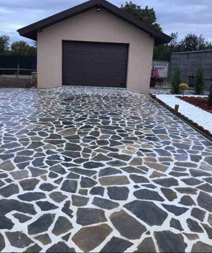 Piatra Naturală de Munte Decorativă pentru Garduri și Stâlpi