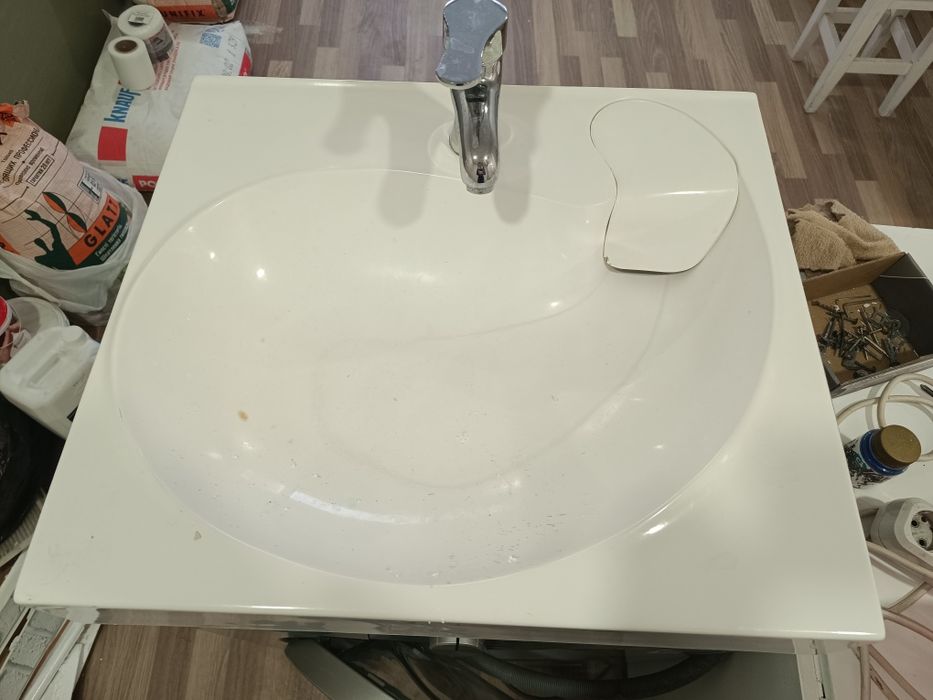 Акриловая раковина на стиралку