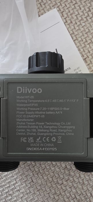 Programator stropire Diivoo WT-05W compatibil Alexa si Google Home