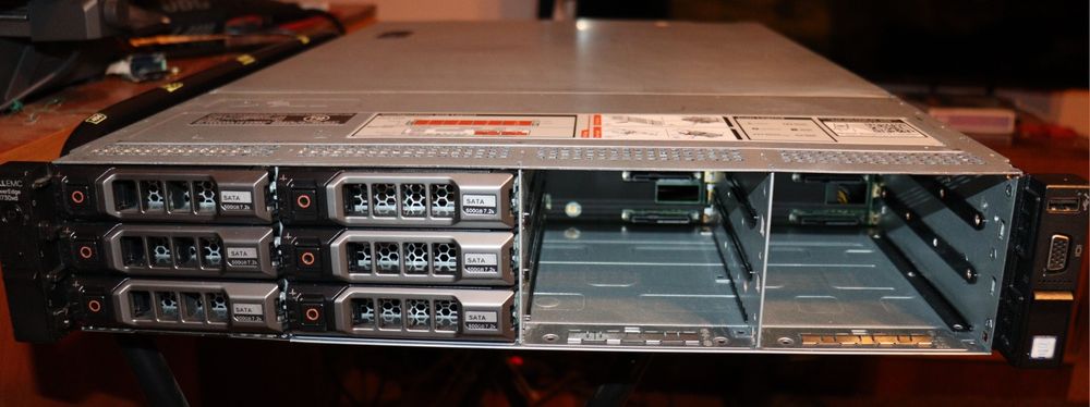 Server Dell PEdge R730XD 18 Bays LFF/SFF 28 Cores 128Gb 2200W Bezel