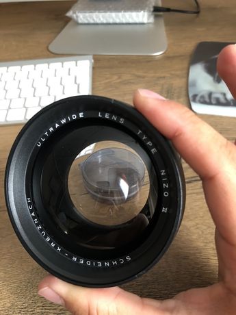 Adaptor fish eye lens, super wide 58mm Schneider Nizo II