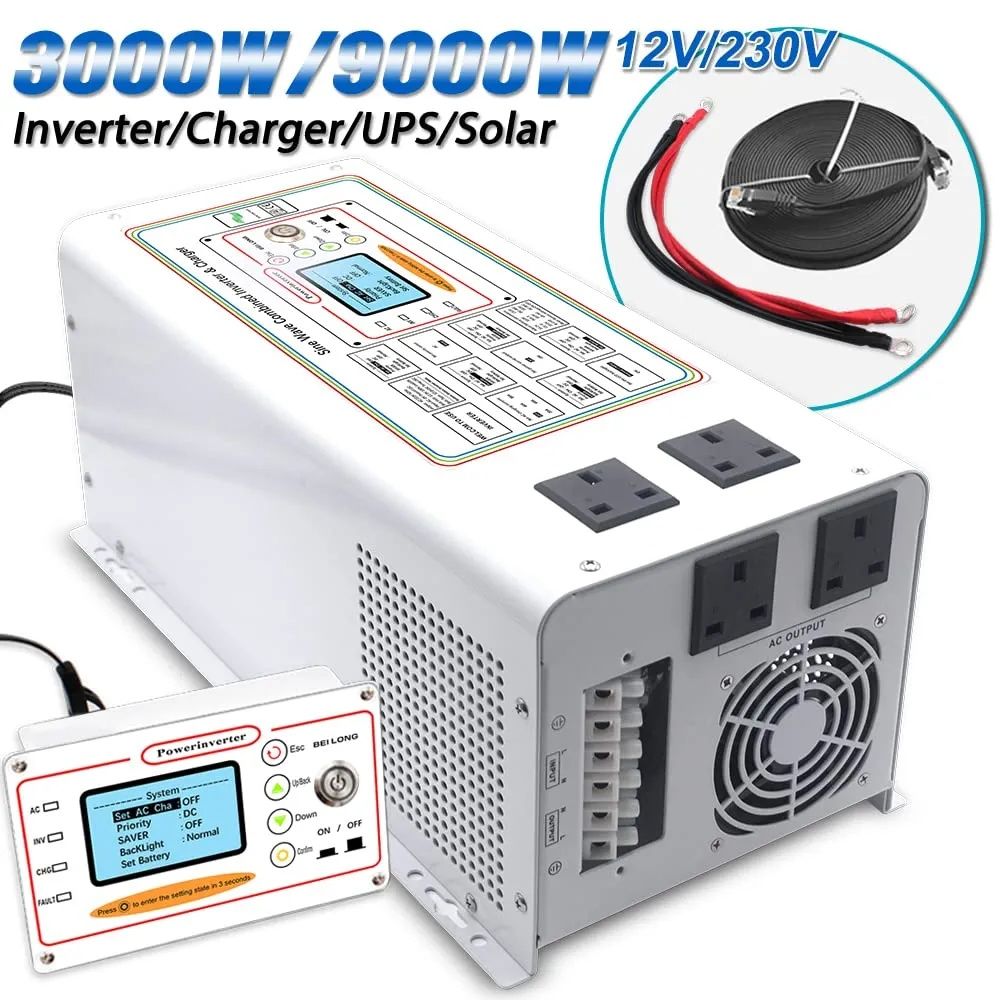 9000W Инвертор, UPS Off - grid чиста синисоида BL-WA3012V-EU