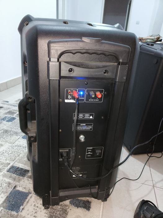 Boxa Azusa cu 2 microfoane și telecomanda