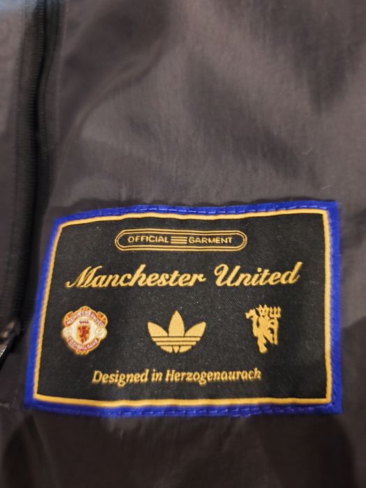 Мъжко яке Adidas Manchester United Terrace Icons с две лица