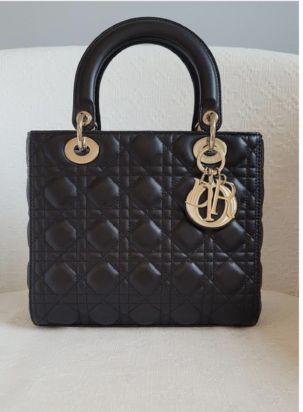Dior lady medium чанта