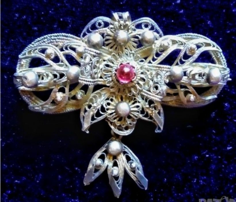 Възрожденски позлатени накити, филигран Видински регион