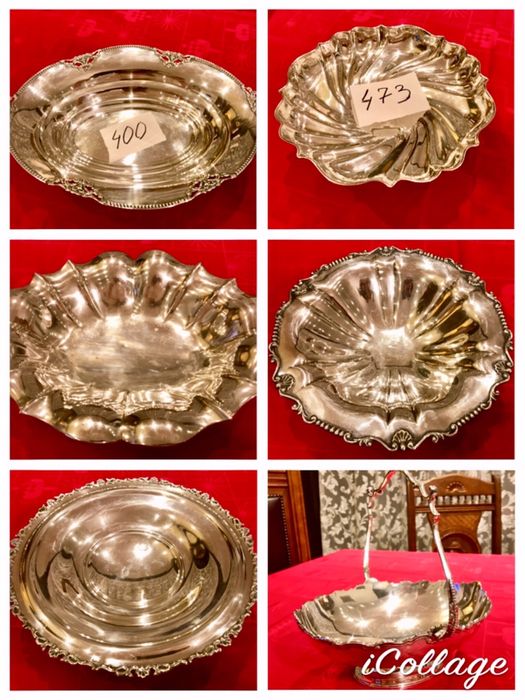 Fructiera / Bomboniera din Argint