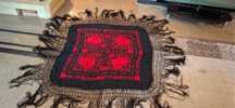 Sal brodat matase, original, dans traditional Spania