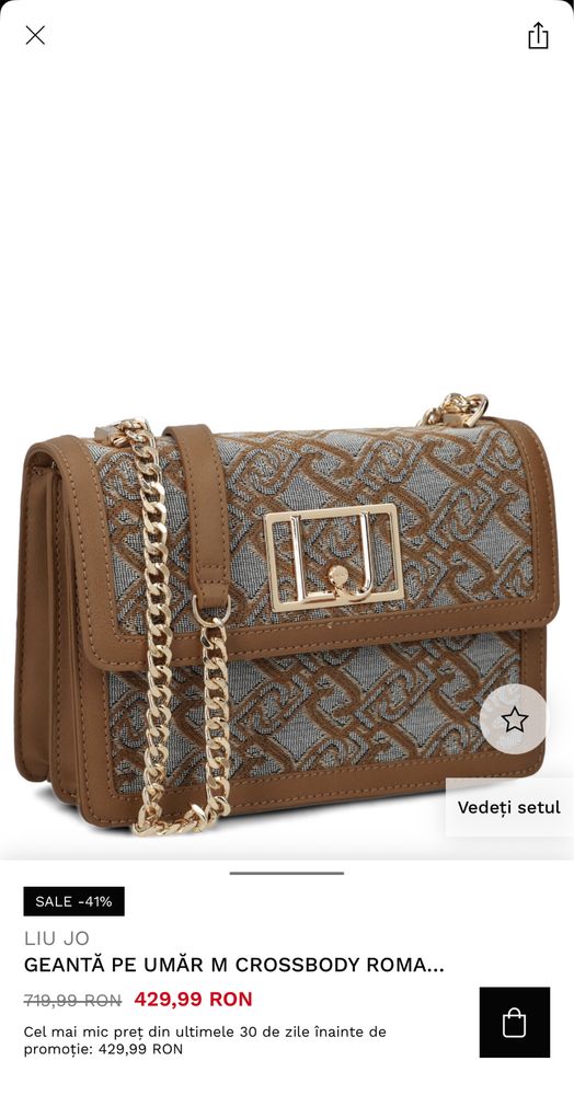 Vand poseta Liu-Jo crossbody NOUĂ