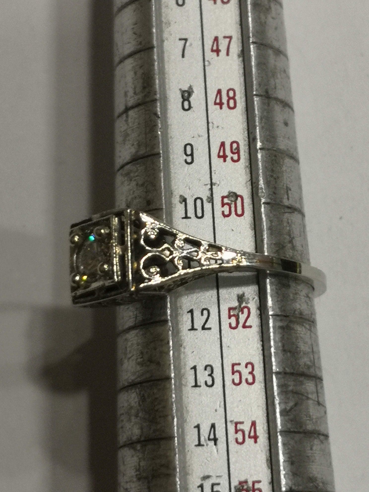 Vind inel deosebit din aur 14kt cu diamant 0,30ct